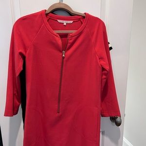 Rachel Roy shift dress- pink/salmon long sleeve worn 1x